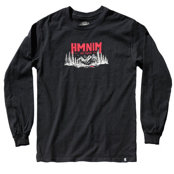 OUTDOORS Long Sleeve Tee Black