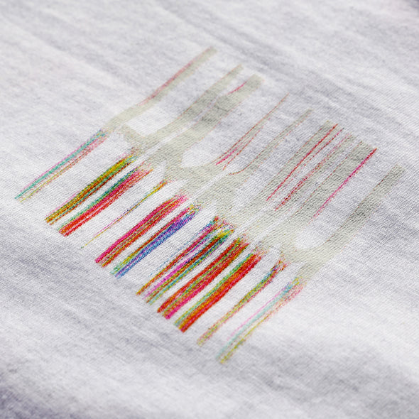 GLITCHY Tee White